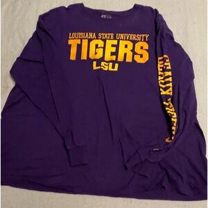 Three extra large LSU Tigers, long sleeve T-shirt